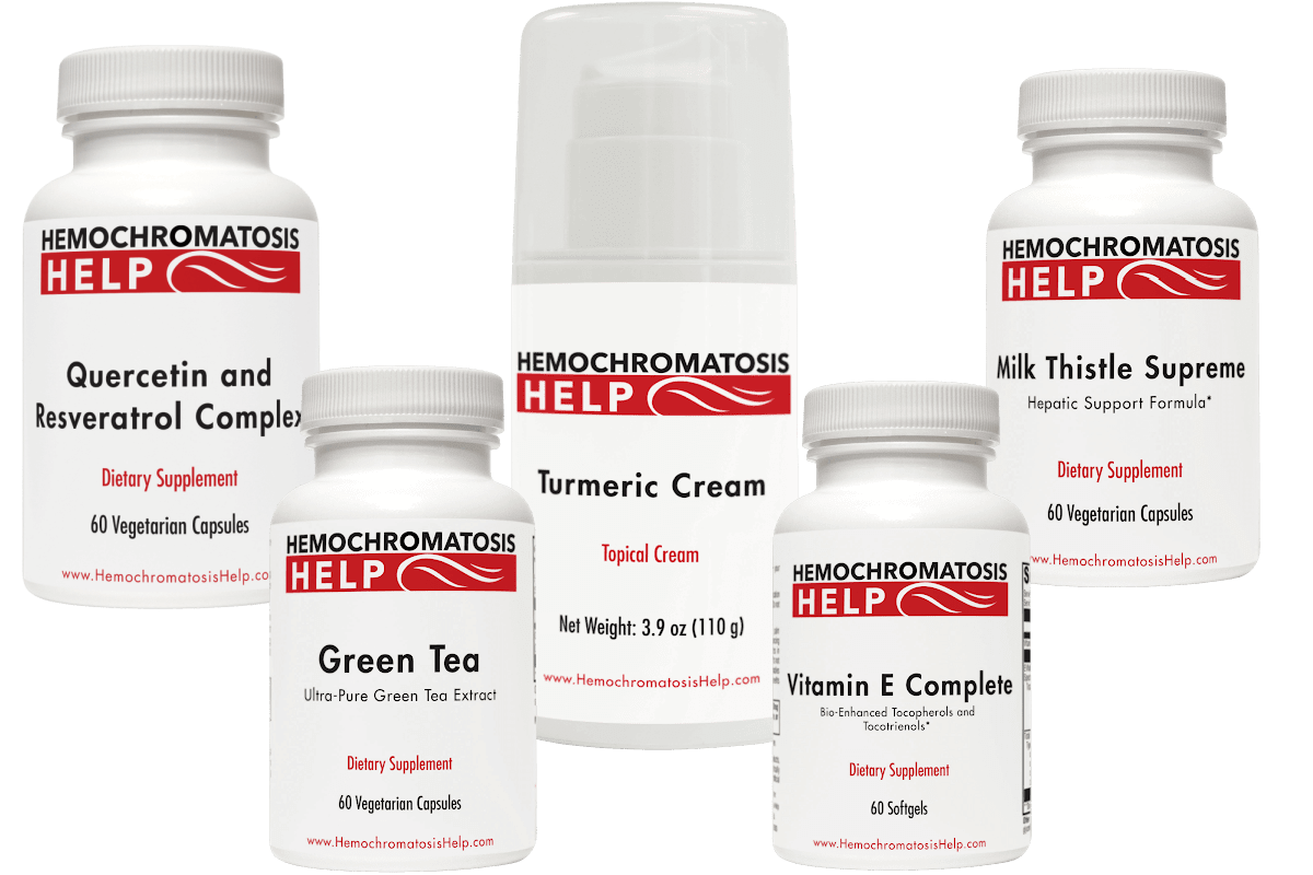 Hemochromatosis Help Supreme Antioxidant Bundle Turmeric Cream
