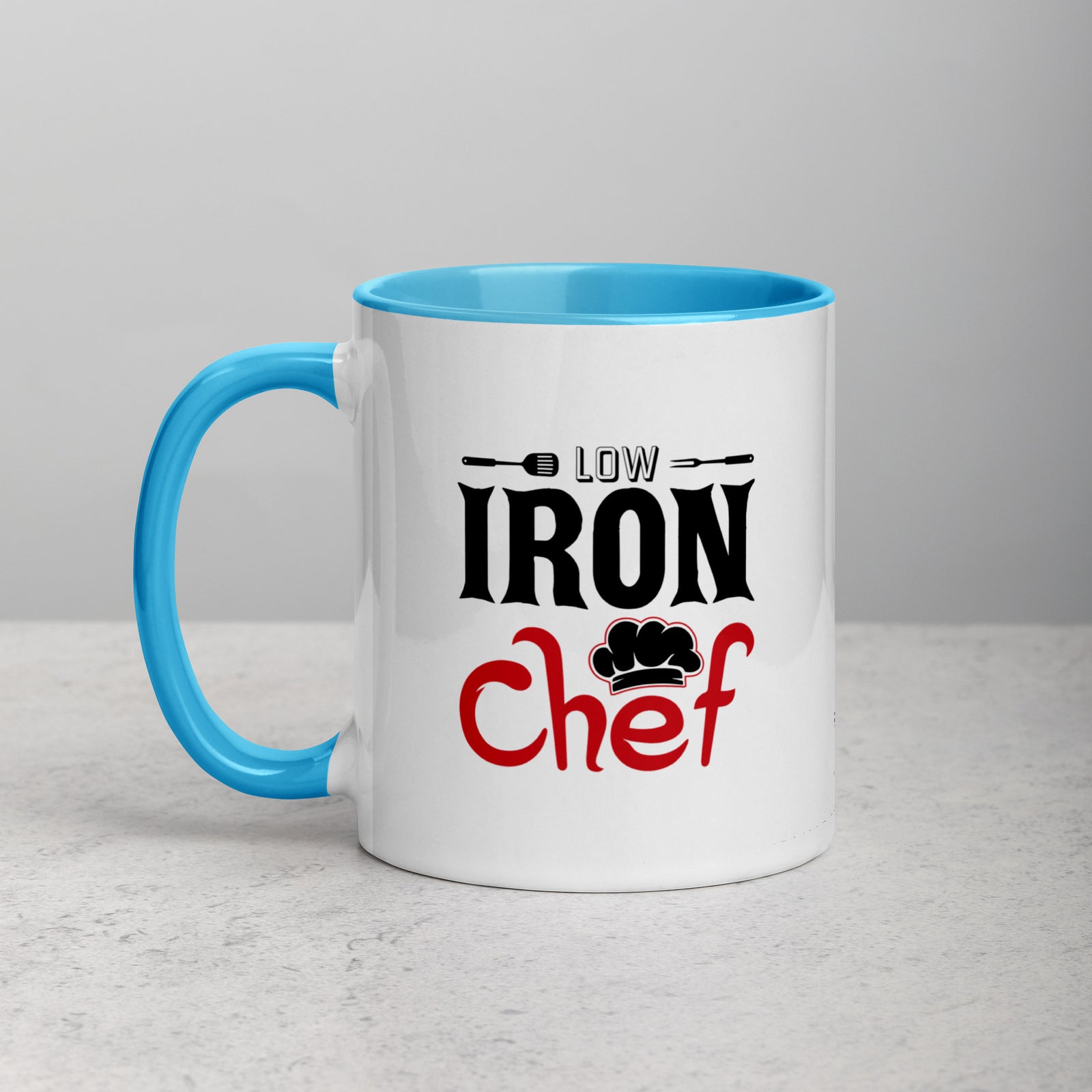 "Low Iron Chef" Hemochromatosis Awareness 11 oz Ceramic Mug