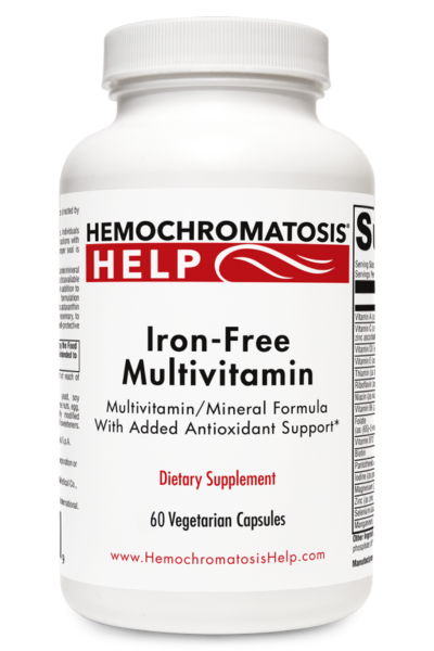 Iron-Free Multivitamin - Supplement by Hemochromatosis Help - My ...