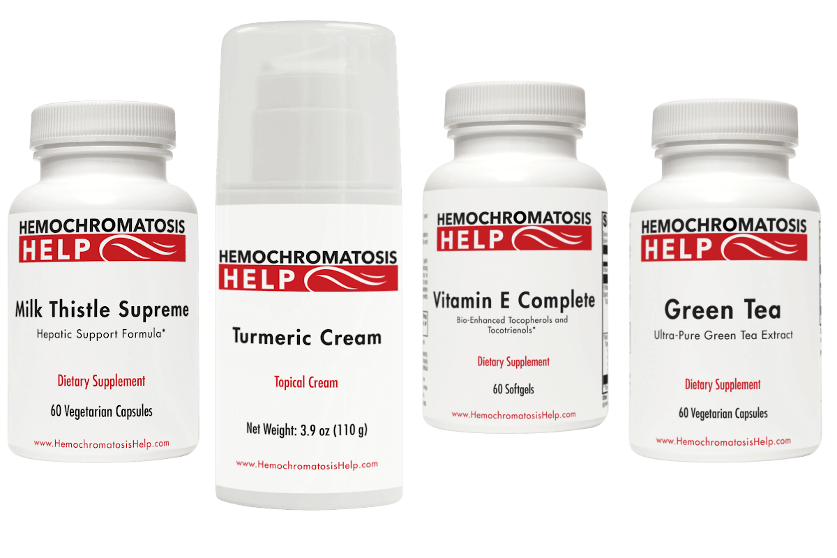Hemochromatosis Help Antioxidant Bundle Turmeric Cream