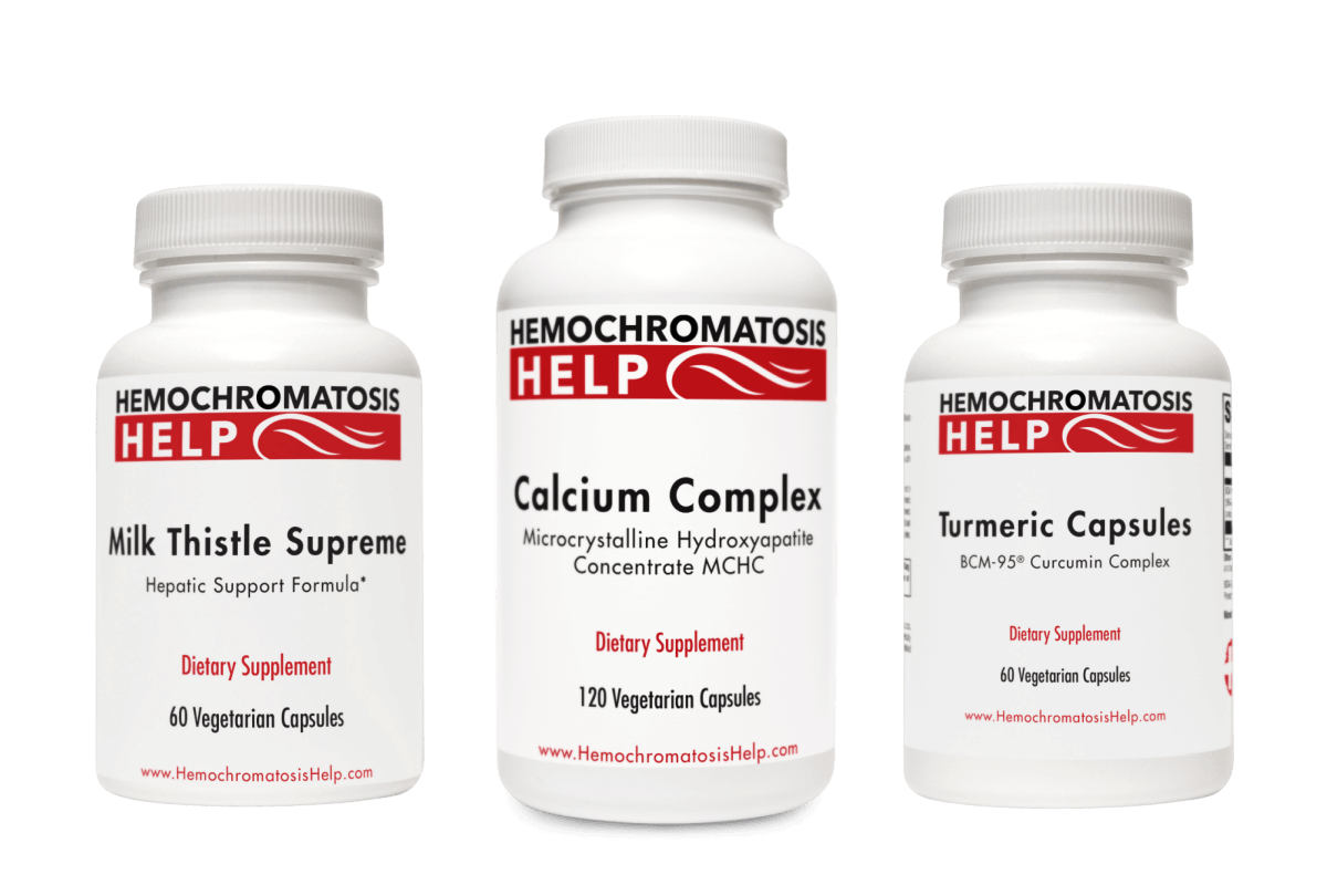 Hemochromatosis Help Essentials Bundle Turmeric Capsules