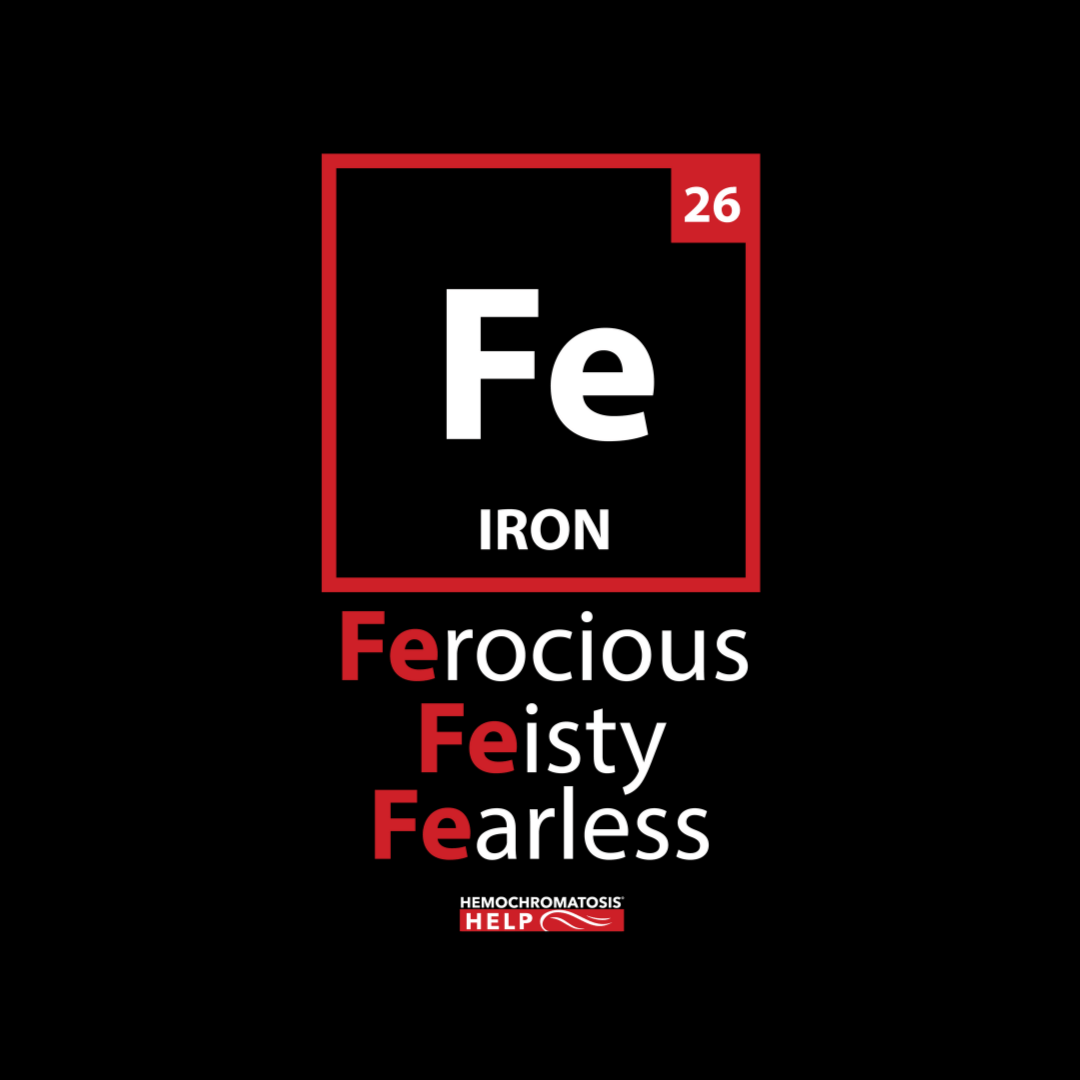 "Ferocious, Feisty, Fearless" Hemochromatosis Awareness Premium Short Sleeve T-Shirt (3 Colors)