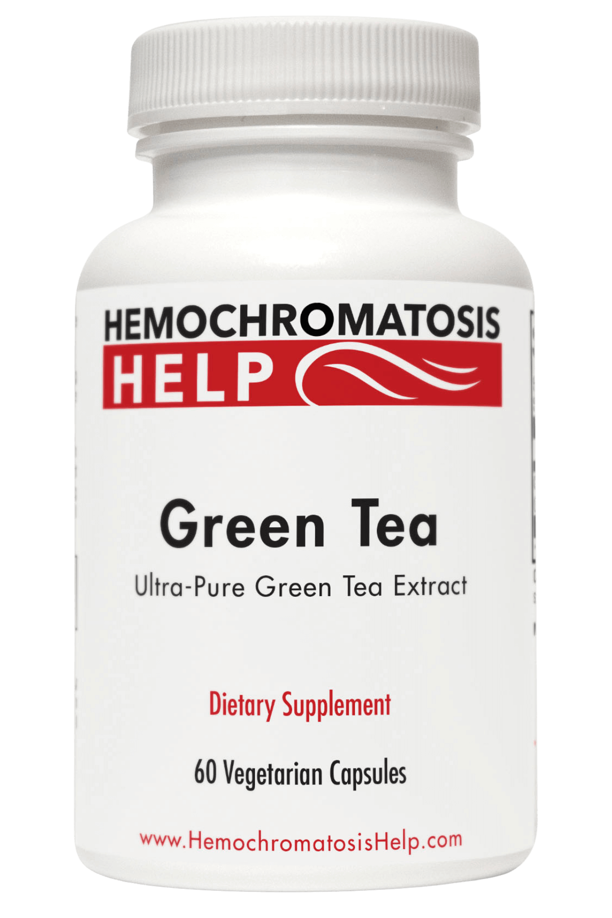 Hemochromatosis Help Green Tea Capsules Bottle