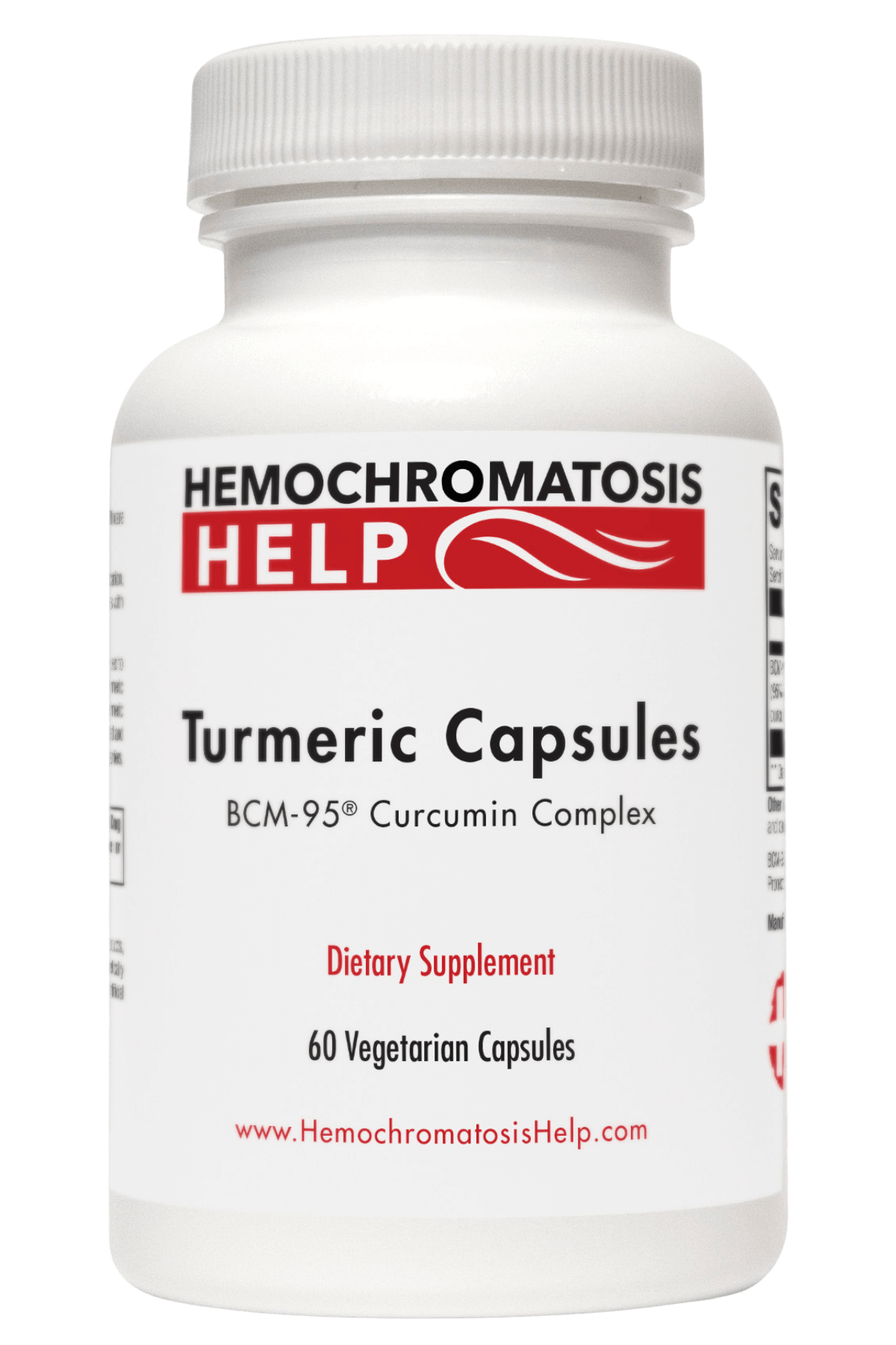 Hemochromatosis Help Turmeric Capsules bottle image