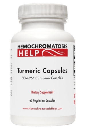 Hemochromatosis Help Turmeric Capsules bottle image