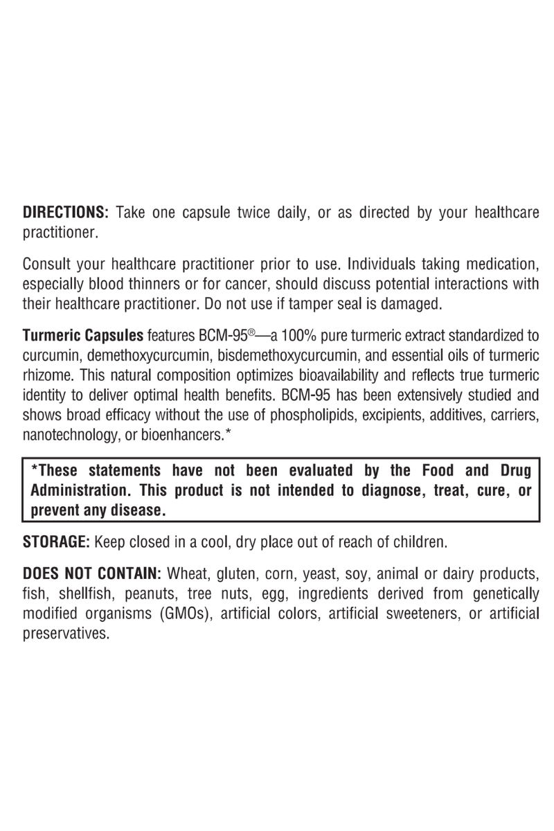 Hemochromatosis Help™ Turmeric Capsules