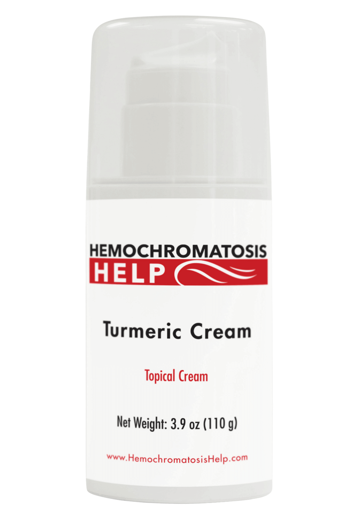Hemochromatosis Help Turmeric Cream Bottle Image
