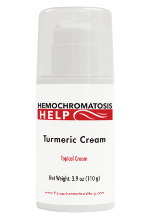 Hemochromatosis Help Turmeric Cream Bottle Image