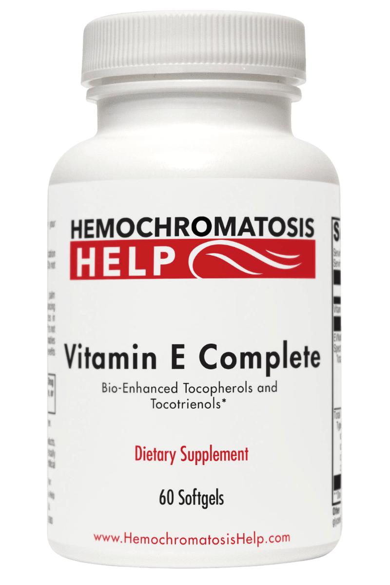 Hemochromatosis Help Vitamin E Complete Bottle Image