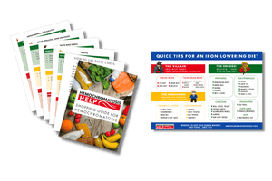 Quick Tips Kit (Pocket Grocery Shopping Guide and Iron-Lowering Diet Magnet Bundle)