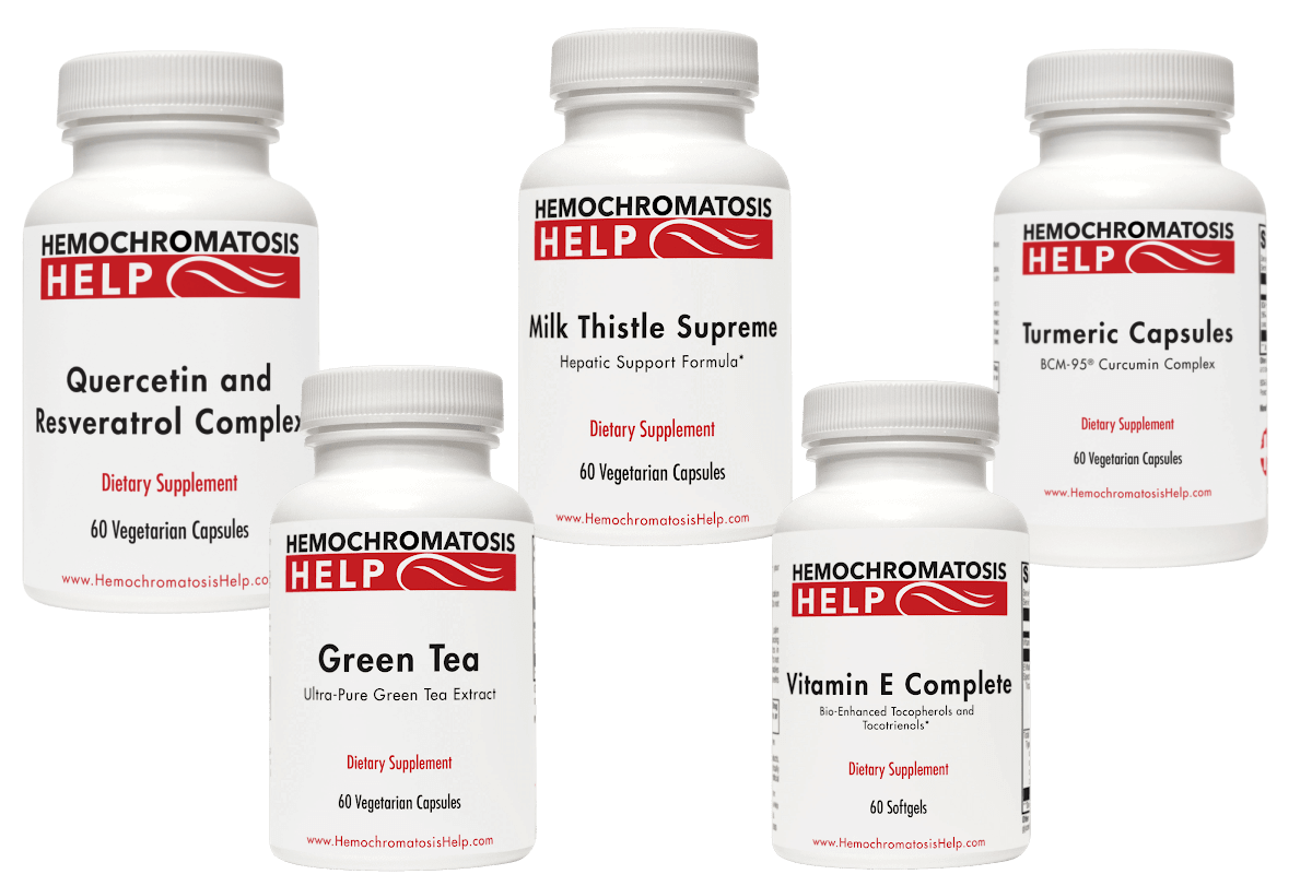 Hemochromatosis Help Supreme Antioxidant Bundle Turmeric Capsules