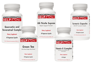 Hemochromatosis Help Supreme Antioxidant Bundle Turmeric Capsules