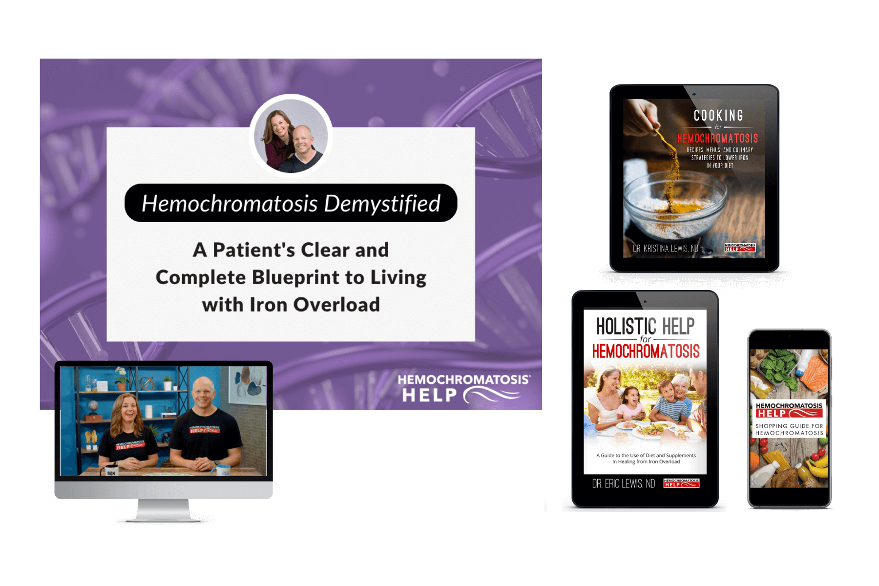 Ultimate Digital Bundle: Lifetime Access to Hemochromatosis Demystified Online Course + Two Books + Shopping Guide
