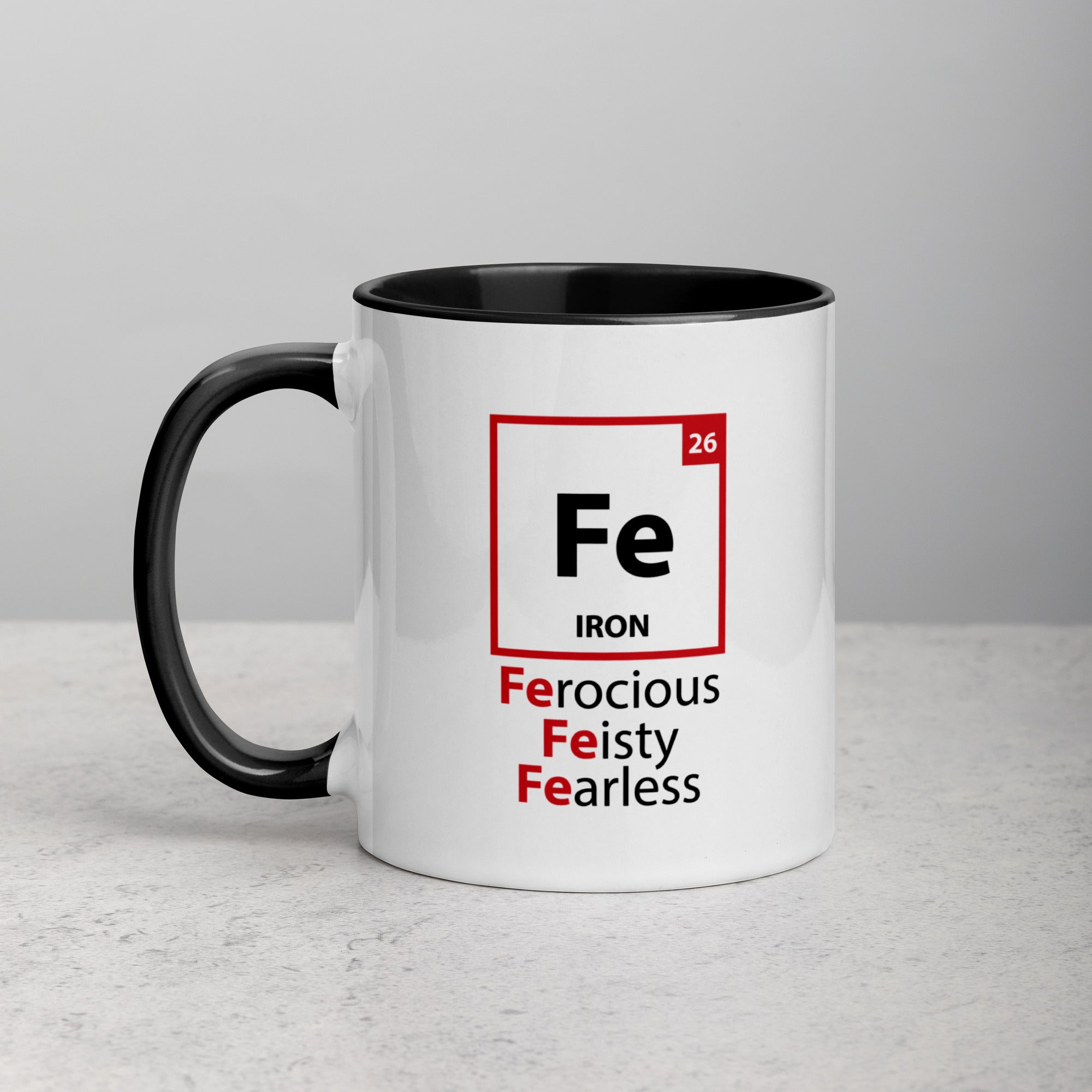 "Ferocious Feisty Fearless" Hemochromatosis Awareness 11 oz Ceramic Mug