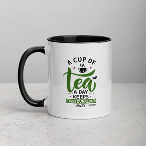 "A Cup of Tea A Day Keeps Iron Overload Away" Hemochromatosis Awareness 11 oz Ceramic Mug