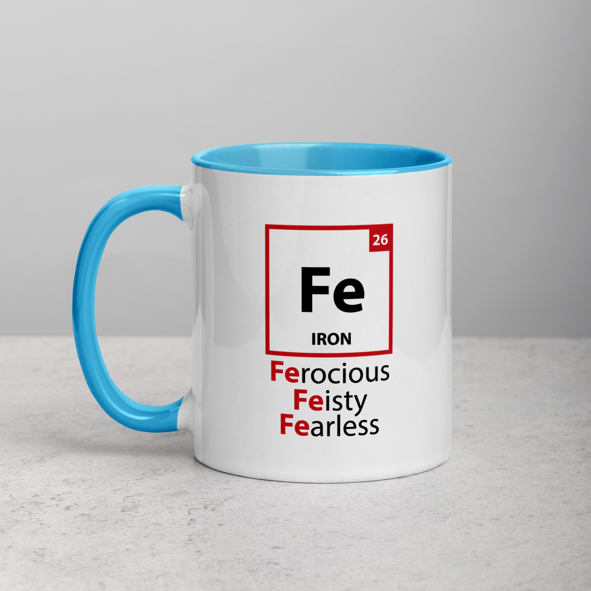"Ferocious Feisty Fearless" Hemochromatosis Awareness 11 oz Ceramic Mug