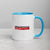 "A Cup of Tea A Day Keeps Iron Overload Away" Circle Design Hemochromatosis Awareness 11 oz Ceramic Mug